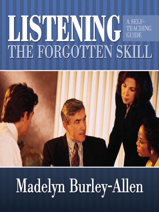 Title details for Listening by Madelyn Burley-Allen - Available